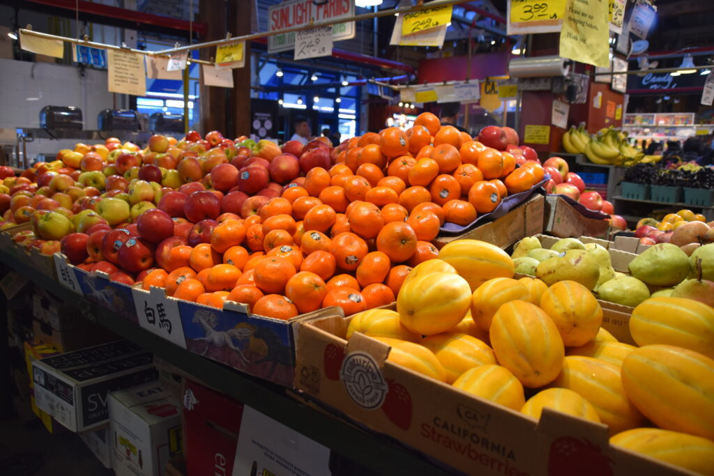 A day at the market is a day of smiles.